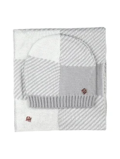 Colombo Set da bambina cappello e scaldacollo