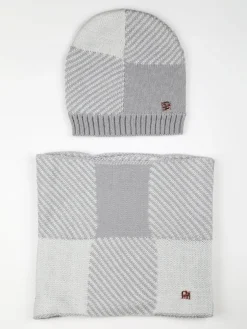 Colombo Set da bambina cappello e scaldacollo