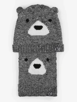 Colombo Set da bambino berretto + sciarpa in maglia