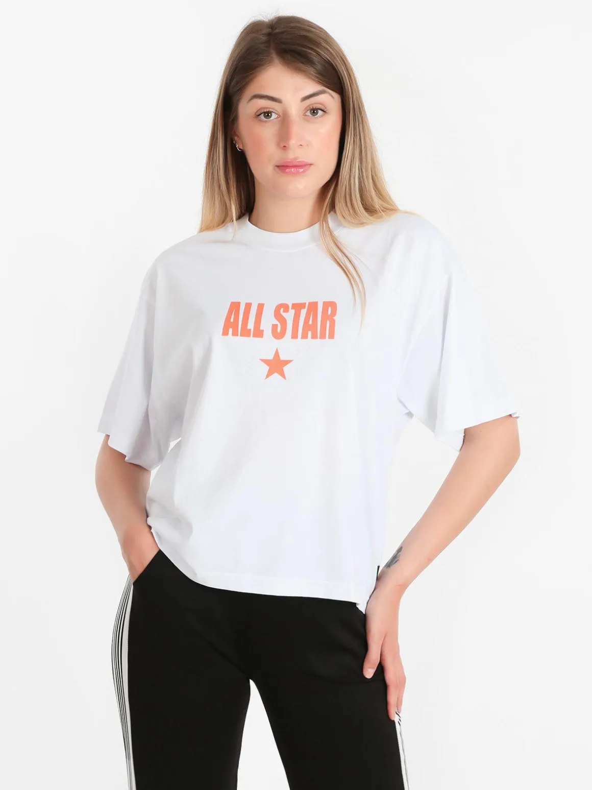 Converse All Star t-shirt donna in cotone