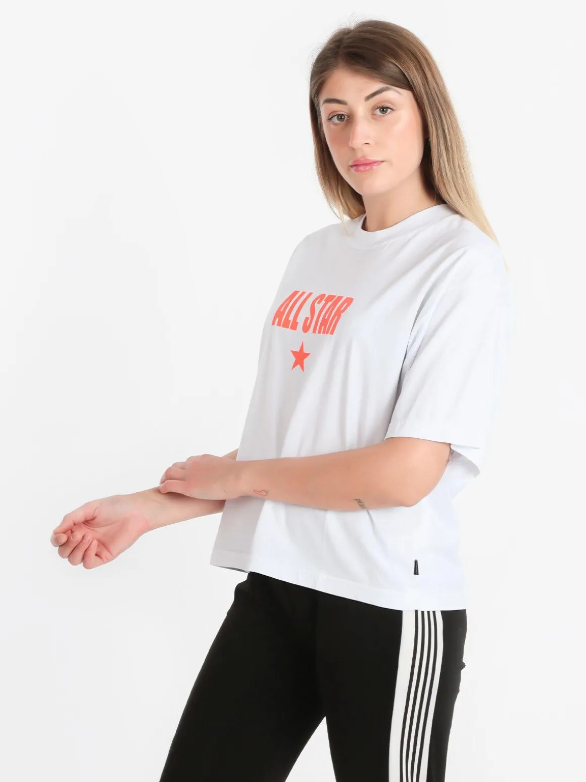 Converse All Star t-shirt donna in cotone