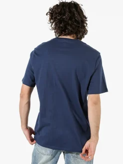 Converse BROKEN GLASS t-shirt uomo con stampa logo - blu scuro