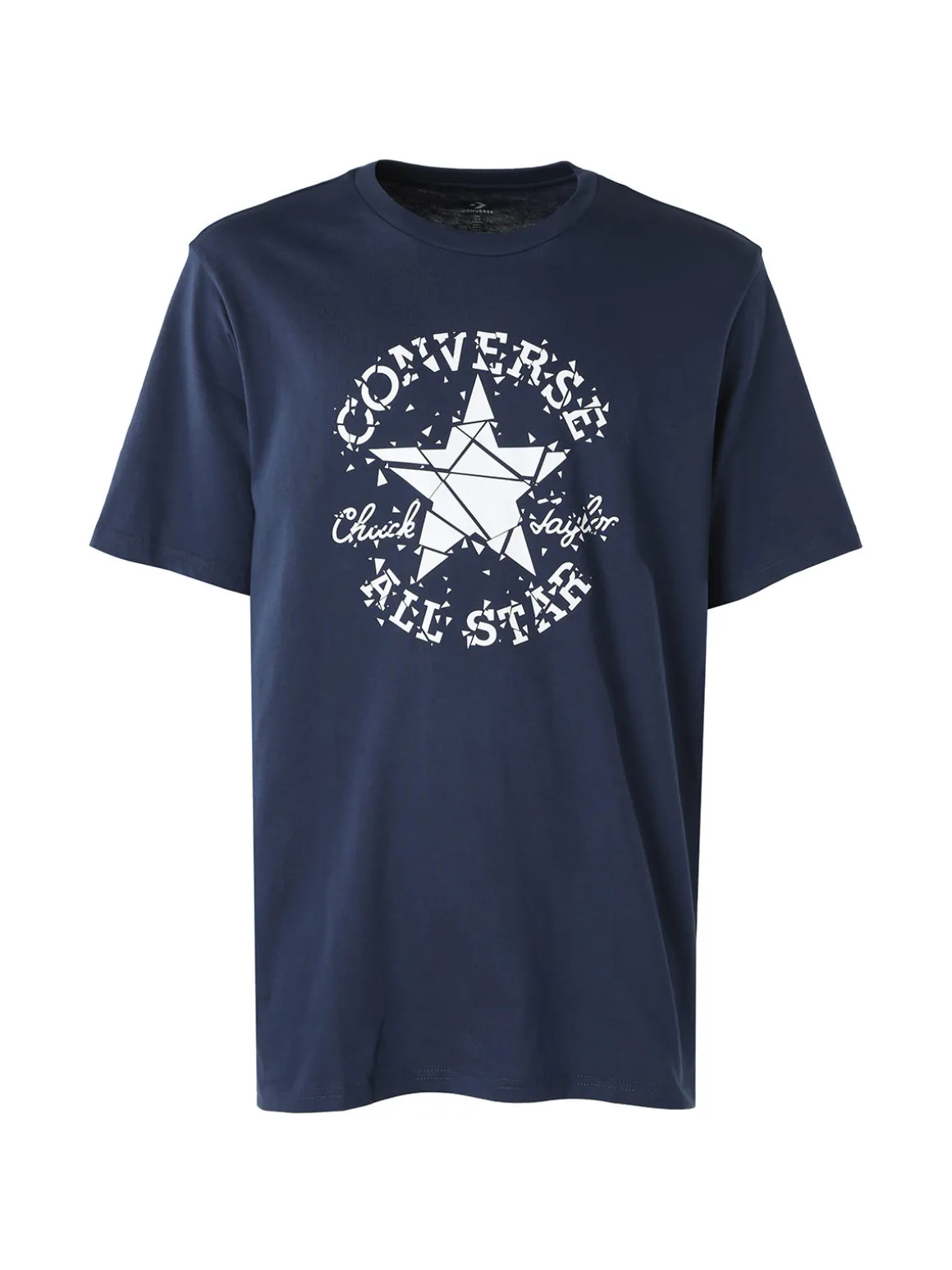 Converse BROKEN GLASS t-shirt uomo con stampa logo - blu scuro