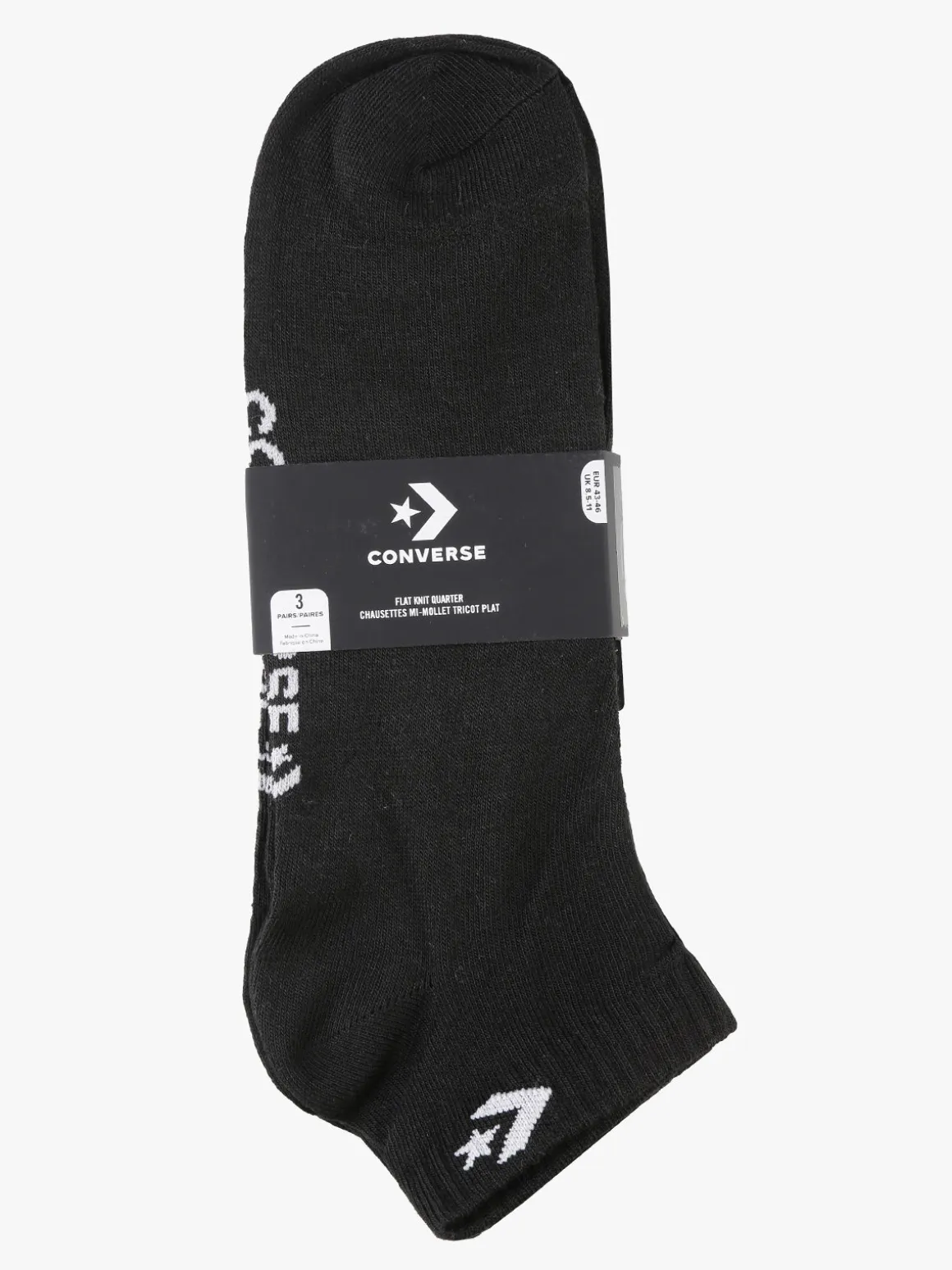 Converse Calze corte in cotone. Confezione da 3 paia