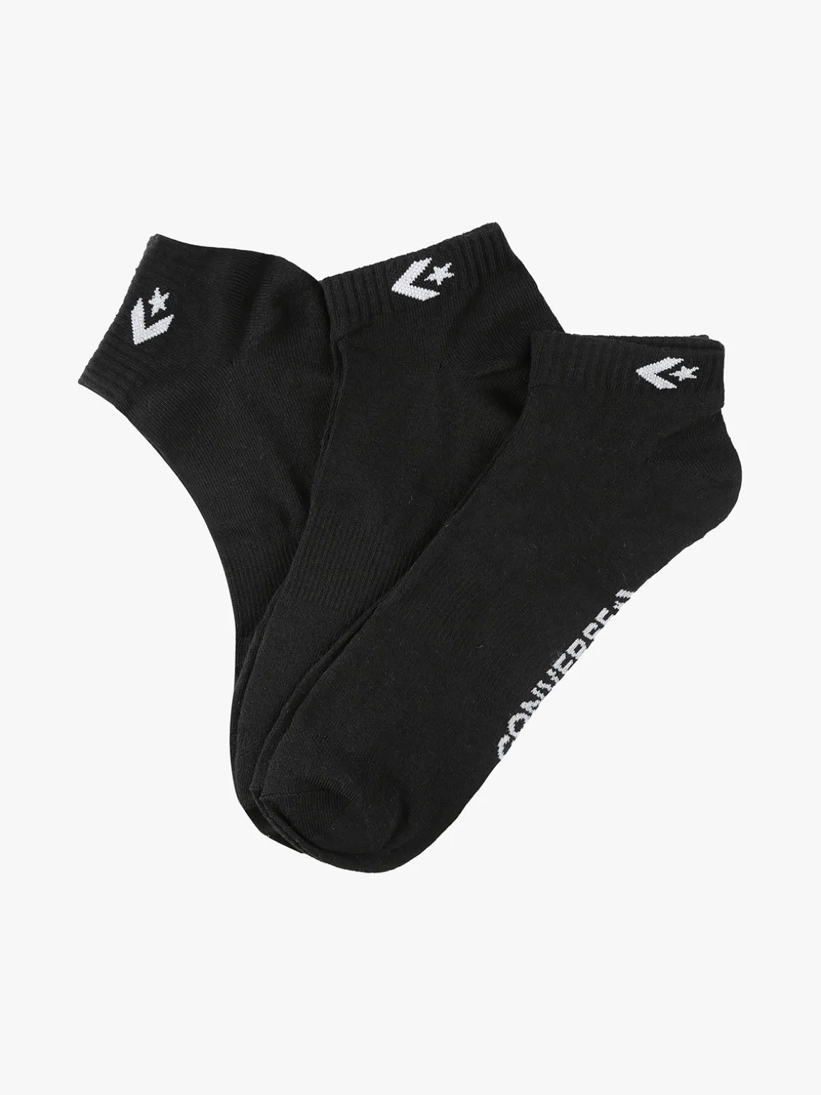 Converse Calze corte in cotone. Confezione da 3 paia