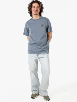 Converse CORE CHUCK PATCH TEE t-shirt uomo in cotone con logo - avion