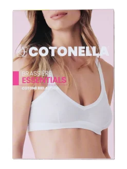 Cotonella Brassiere donna in cotone bielastico - beige