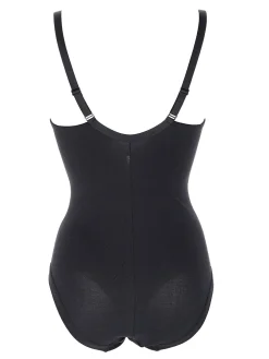 Cotonella CD521B Body donna in pizzo con ferretto coppa B - nero