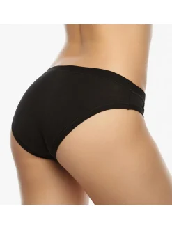 Cotonella Confezione da 3 mini slip da donna in cotone bielastico