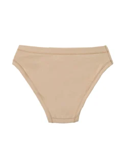 Cotonella Confezione da 3 slip donna in cotone bielastico - sabbia