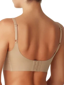 Cotonella Reggiseno donna comfort in mircofibra a taglio vivo senza ferretto COPPA B- beige
