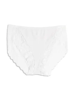 Cotonella Slip midi donna in pizzo