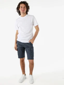 Cotton Belt Bermuda cargo da uomo in cotone stretch - avion