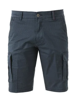 Cotton Belt Bermuda cargo da uomo in cotone stretch - avion