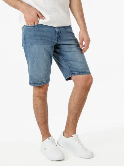 Cotton Belt Bermuda da uomo in jeans stretch - jeans