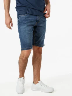 Cotton Belt Bermuda da uomo in cotone stretch - jeans