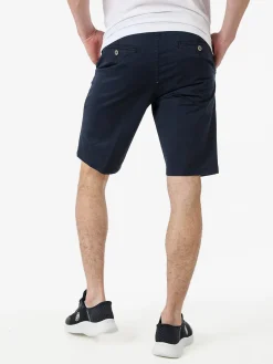 Cotton Belt Bermuda da uomo in cotone stretch - blu scuro