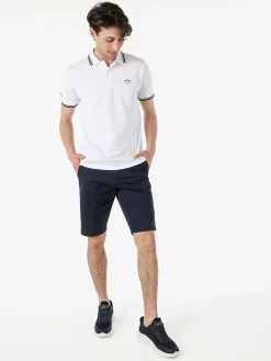 Cotton Belt Bermuda da uomo in cotone stretch - blu scuro