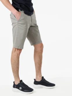 Cotton Belt Bermuda da uomo in cotone stretch - grigio