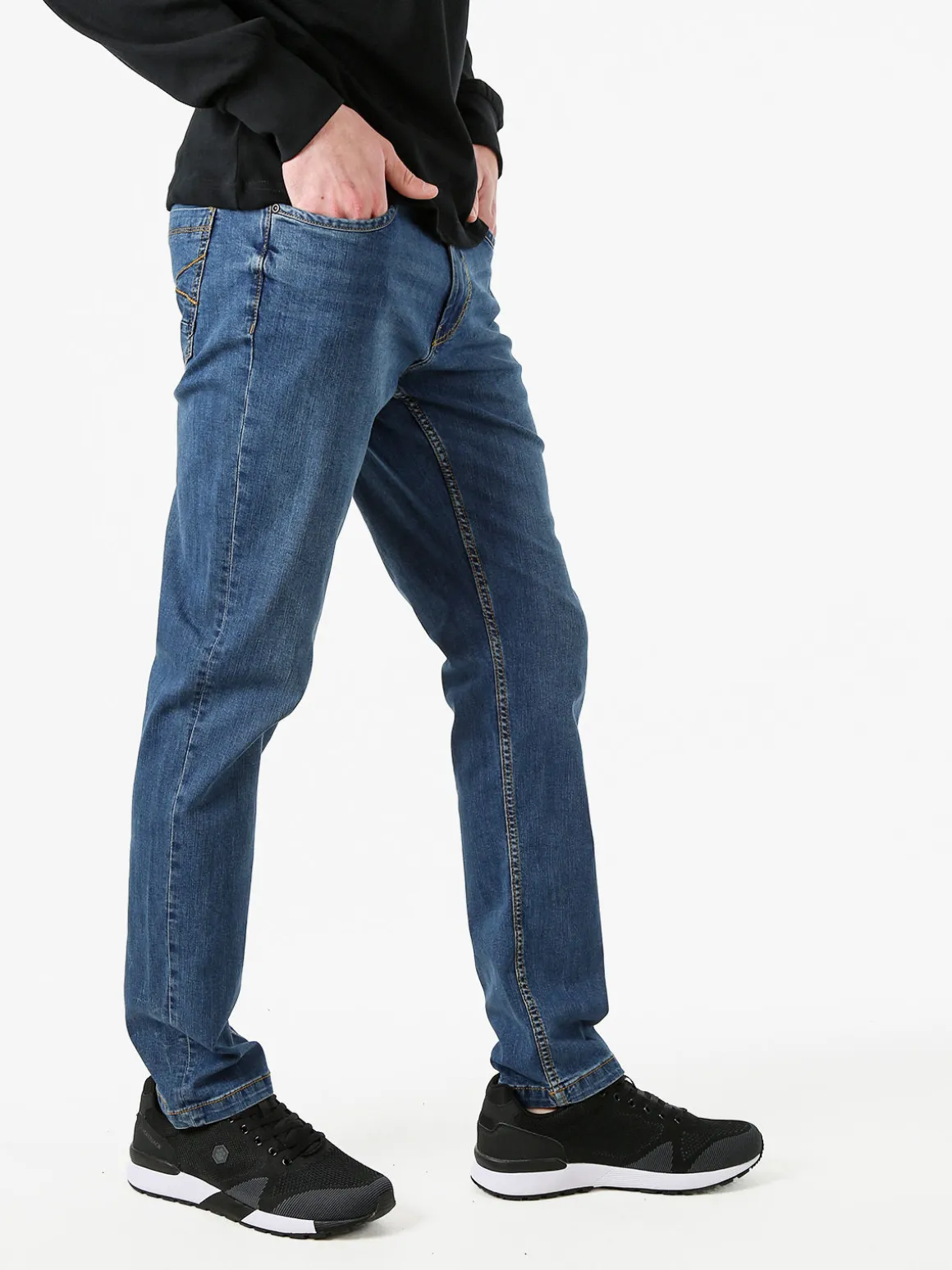 Cotton Belt Jeans da uomo regular fit stretch - Jeans