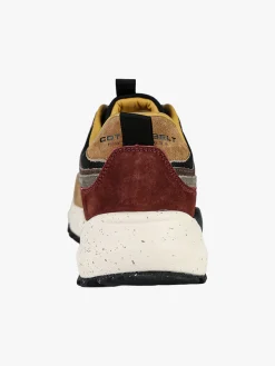 Cotton Belt Sneakers da uomo stringate - nero