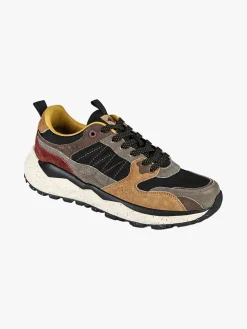 Cotton Belt Sneakers da uomo stringate - nero