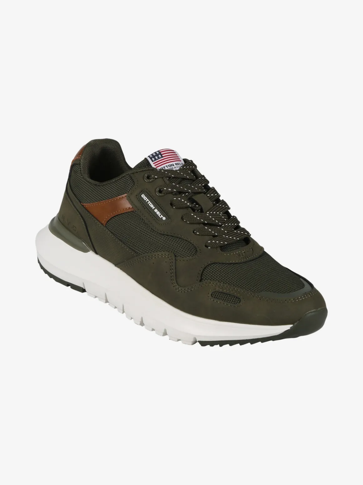 Cotton Belt Sneakers da uomo stringate