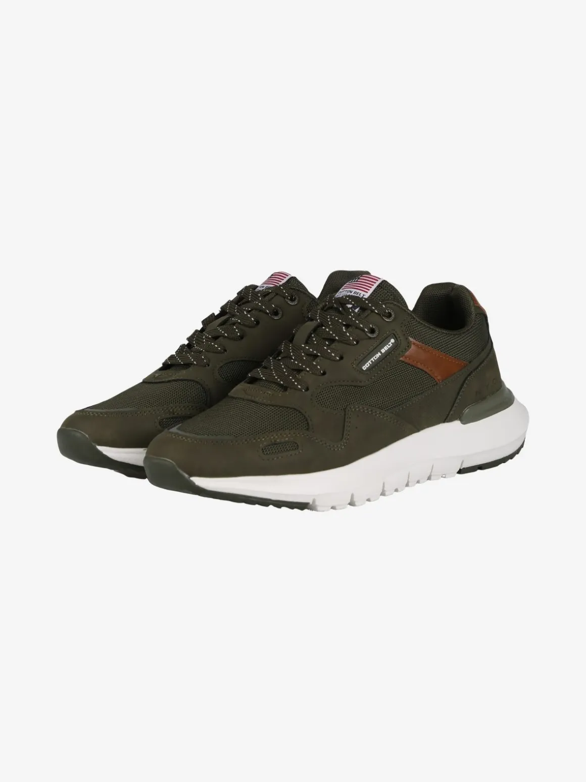 Cotton Belt Sneakers da uomo stringate