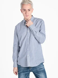 Coveri Collection Camicia da uomo a righe regular fit in cotone