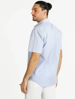 Coveri Collection Camicia da uomo a maniche corte in cotone