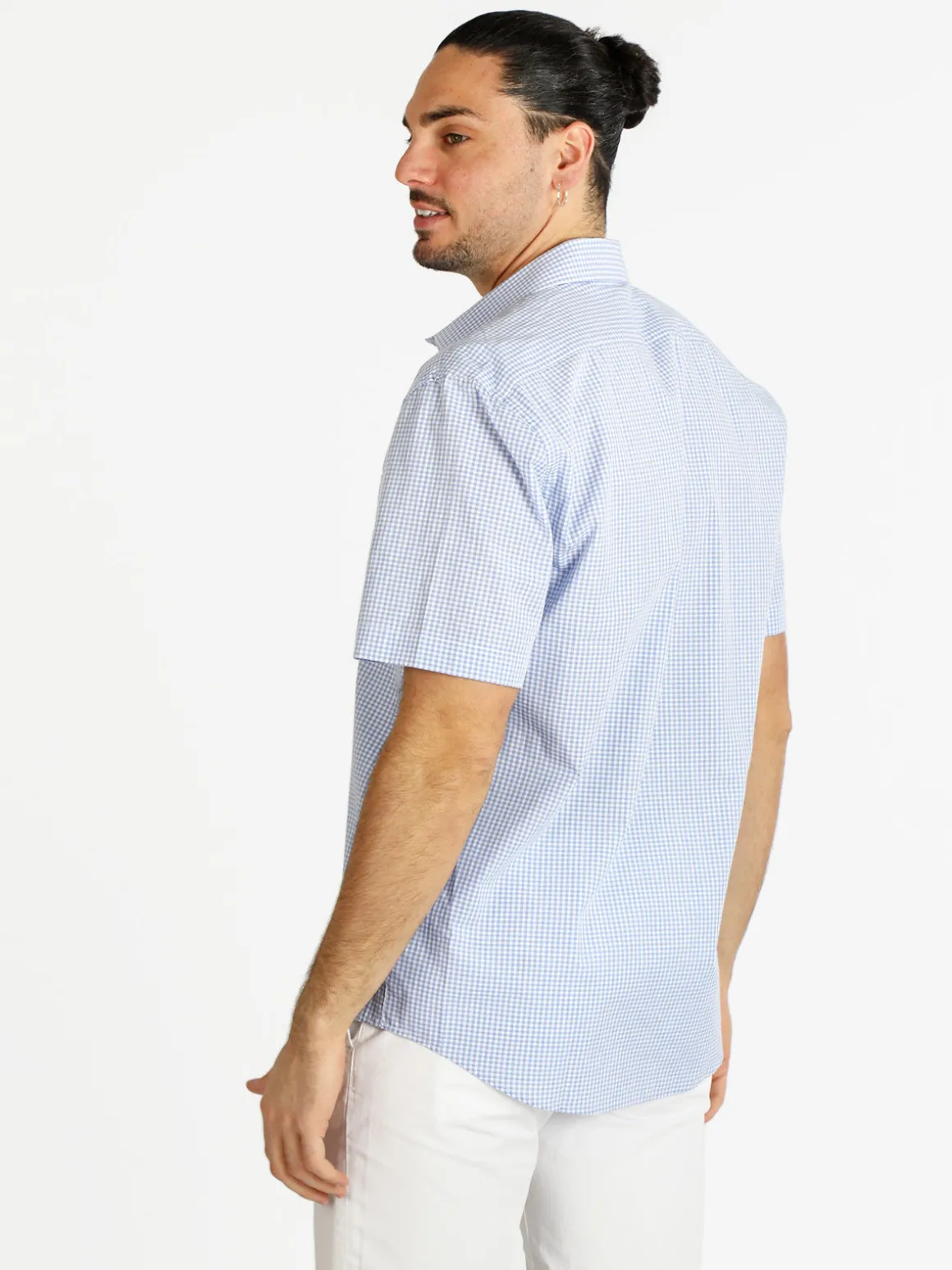 Coveri Collection Camicia da uomo a maniche corte in cotone