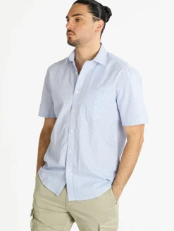 Coveri Collection Camicia da uomo a maniche corte in cotone