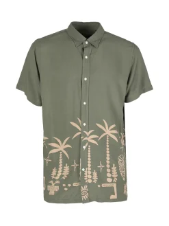 Coveri Collection Camicia floreale da uomo a maniche corte