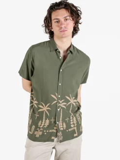 Coveri Collection Camicia floreale da uomo a maniche corte
