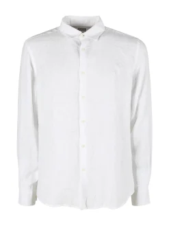 Coveri Collection Camicia in lino da uomo a maniche lunghe