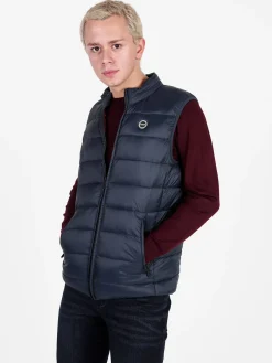 Coveri Collection Gilet imbottito da uomo con zip