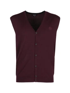 Coveri Collection Gilet in maglia da uomo con bottoni