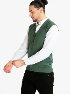 Coveri Collection Gilet uom in maglia con bottoni