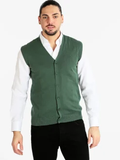 Coveri Collection Gilet uom in maglia con bottoni