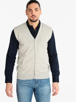 Coveri Collection Gilet uom in maglia con bottoni