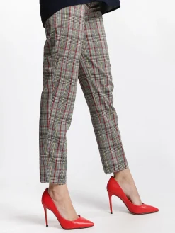 Coveri Collection Pantaloni a quadretti gamba dritta