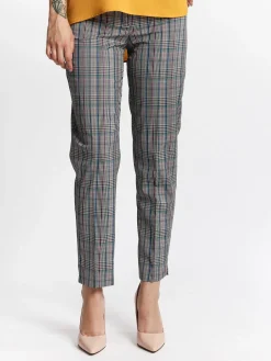 Coveri Collection Pantaloni a quadretti gamba dritta