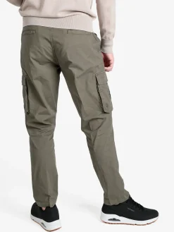 Coveri Collection Pantaloni cargo da uomo in cotone con coulisse
