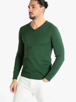 Coveri Collection Pullover leggero da uomo con scollo a V