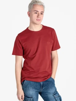 Coveri Collection T-shirt girocollo da uomo in cotone piquet