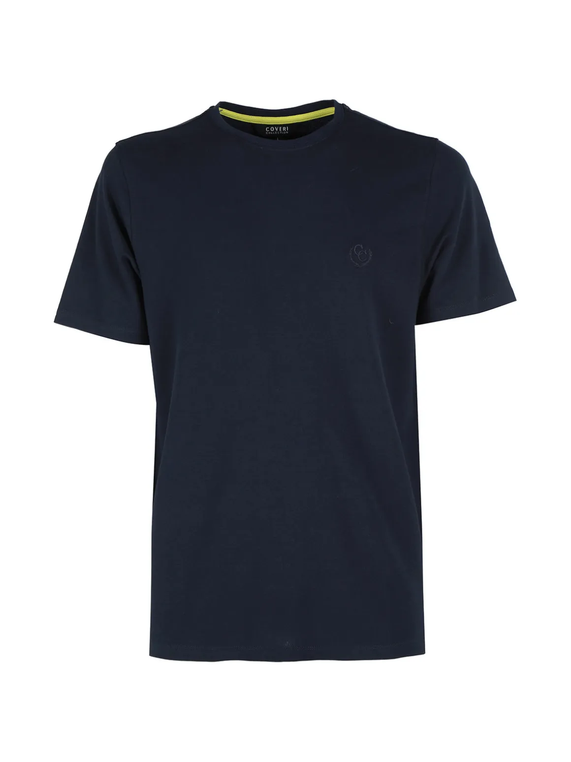 Coveri Collection T-shirt girocollo da uomo in cotone piquet