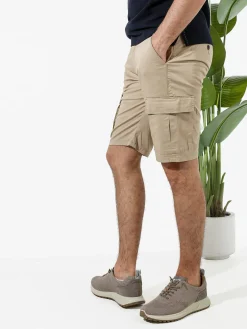 Coveri Moving Bermuda da uomo cargo in cotone - khaki