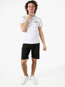 Coveri Moving Bermuda da uomo in cotone con coulisse - nero