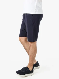 Coveri Moving Bermuda da uomo in cotone con coulisse - blu scuro