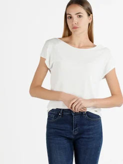 Coveri Moving Blusa donna senza maniche con scollo a barca